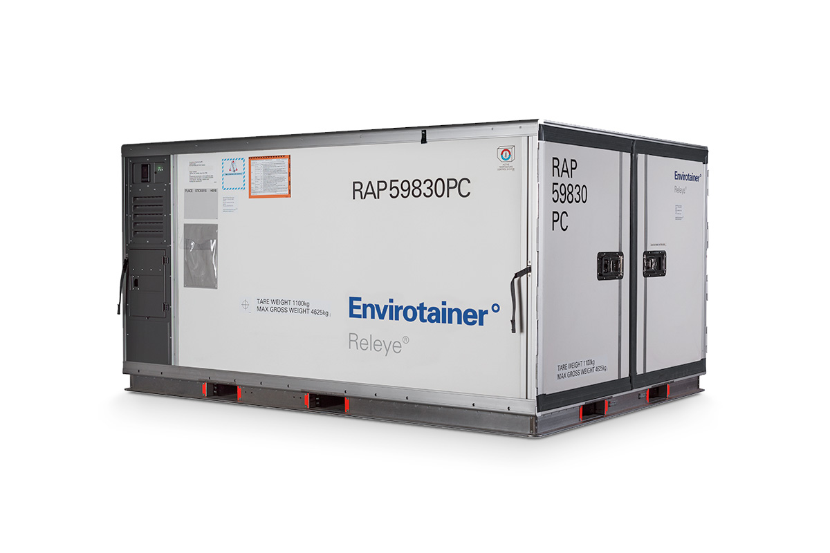 Envirotainer temperature controlled shipment container