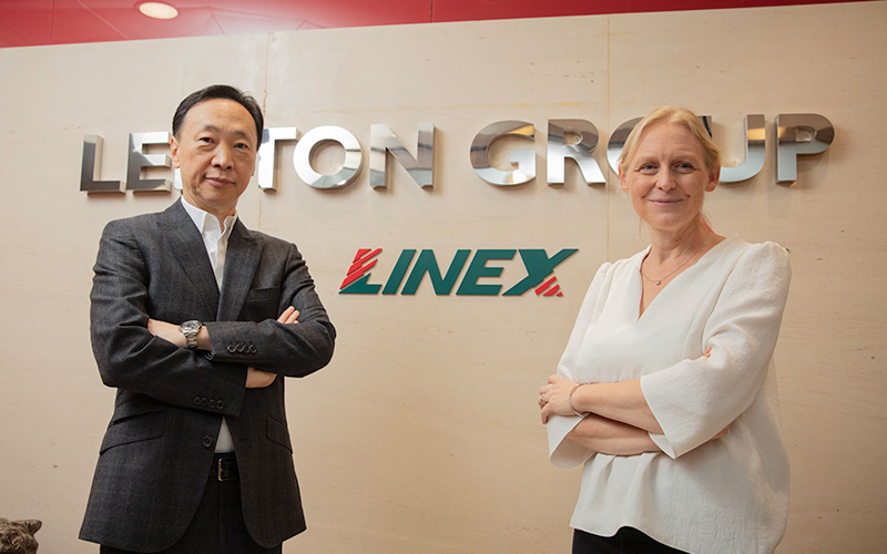Linex line-up: Chief Operating Officer Tenniel Choi and CEO Valerie Dubuisson