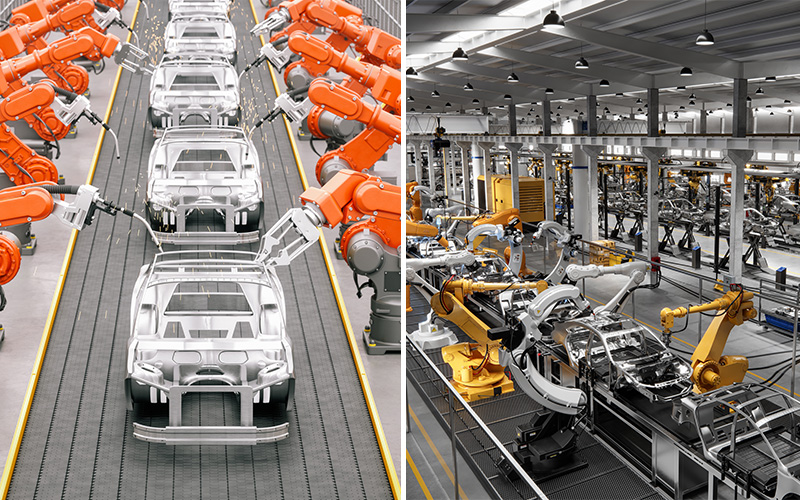 The American auto industry is an example of near-shoring, bringing in the supply chain closer to manufacturing