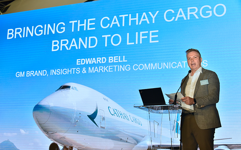 Cathay’s General Manager Brand, Insights and Marketing Communications Edward Bell outlines the We Know How campaign