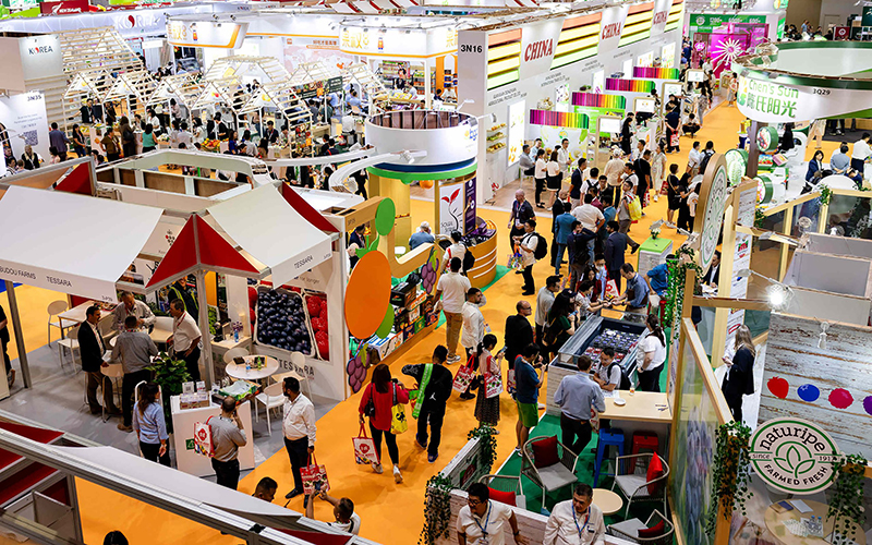 亞洲國際果蔬展覽會重臨香港，吸引全球各地的付運商及農產業者出席。