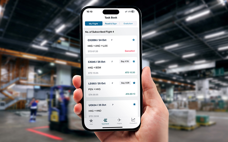 Cargo Connect puts the flight schedule – and changes to it – in the palm of operational staff’s hands