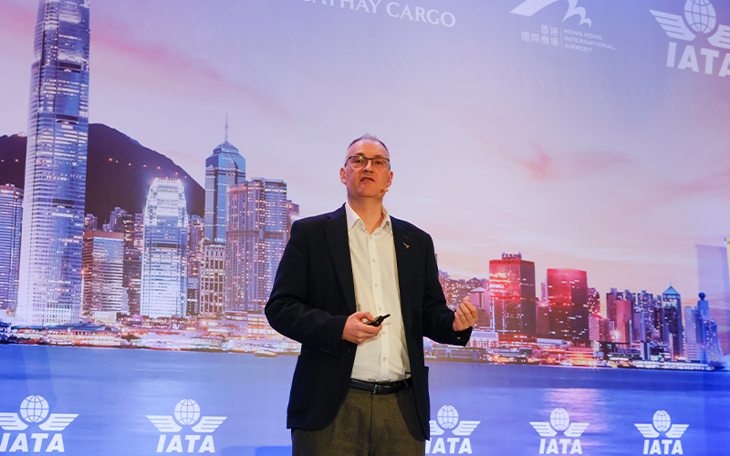 Cathay Cargo Terminal Chief Operating Officer Mark Watts outlines the remarkable work in recycling plastic sheets